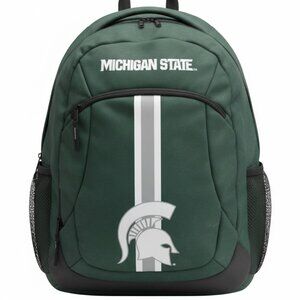 Michigan State Spartans Backpack Green School Travel Laptop Bag NCAA Campuscore